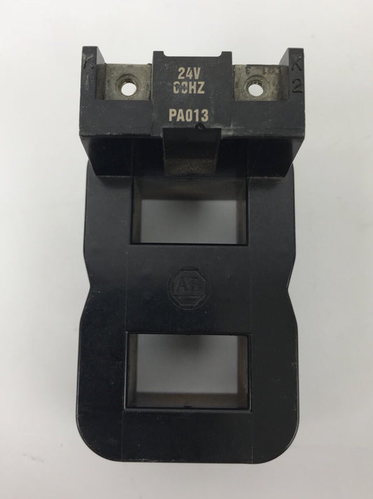 ALLEN BRADLEY PA-013 COIL, 24V @ 60HZ, USED, GREAT CONDITION, MISSING SCREWS