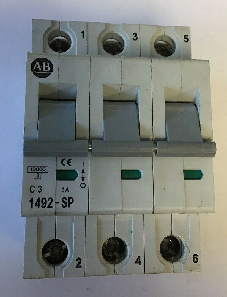 ALLEN BRADLEY 1492-SP3C030 CIRCUIT BREAKER SER.C 3A 415VAC