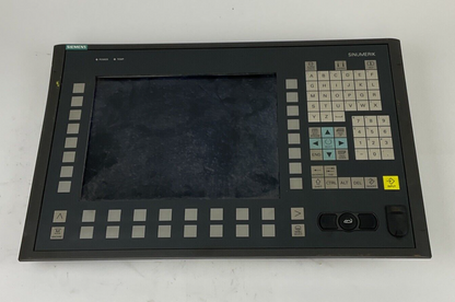 SIEMENS 6FC5203-0AF02-0AA1 OPERATOR PANEL VER.F W/6FC5312-0DA00-0AA1 MOD. VER.C