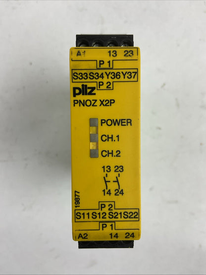 PILZ PNOZ X2P 24VACDC 2N/0 RELAY