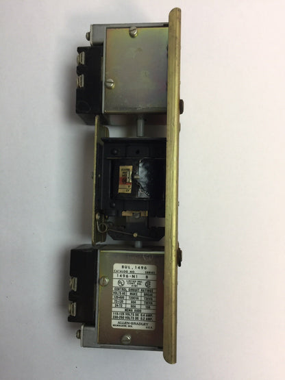 ALLEN BRADLEY 849 AB PNEUMATIC TIMING RELAY 1496-N1 SER B 600VAC 230-250VDC 0.2A