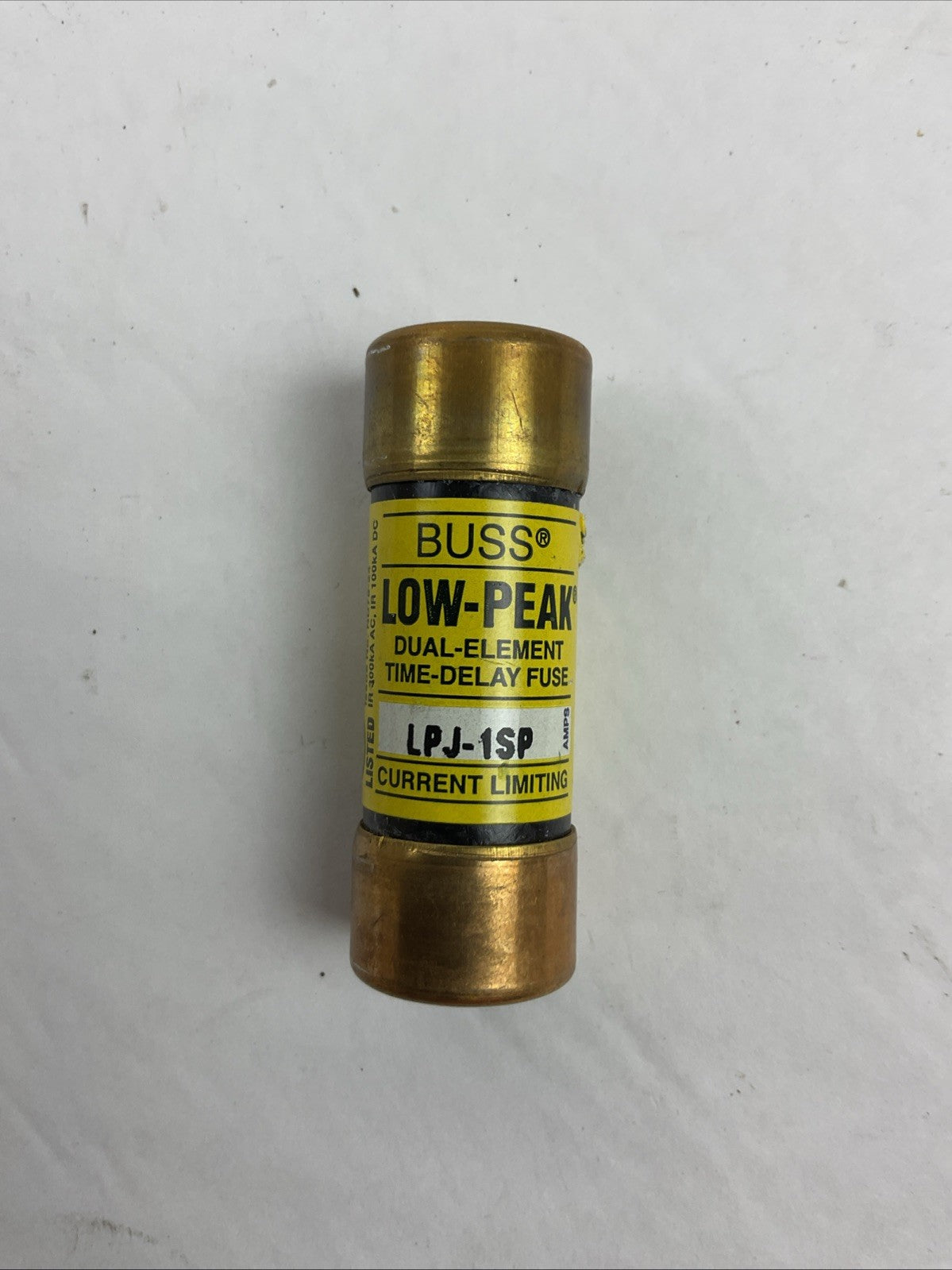 BUSS LPJ-1SP LOW-PEAK FUSE 1AMP 600VAC 300VDC (LOT OF 6)