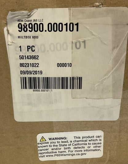 ATLAS COPCO 98900.000101 MULTIBOX 6000 REV000101.1426.01
