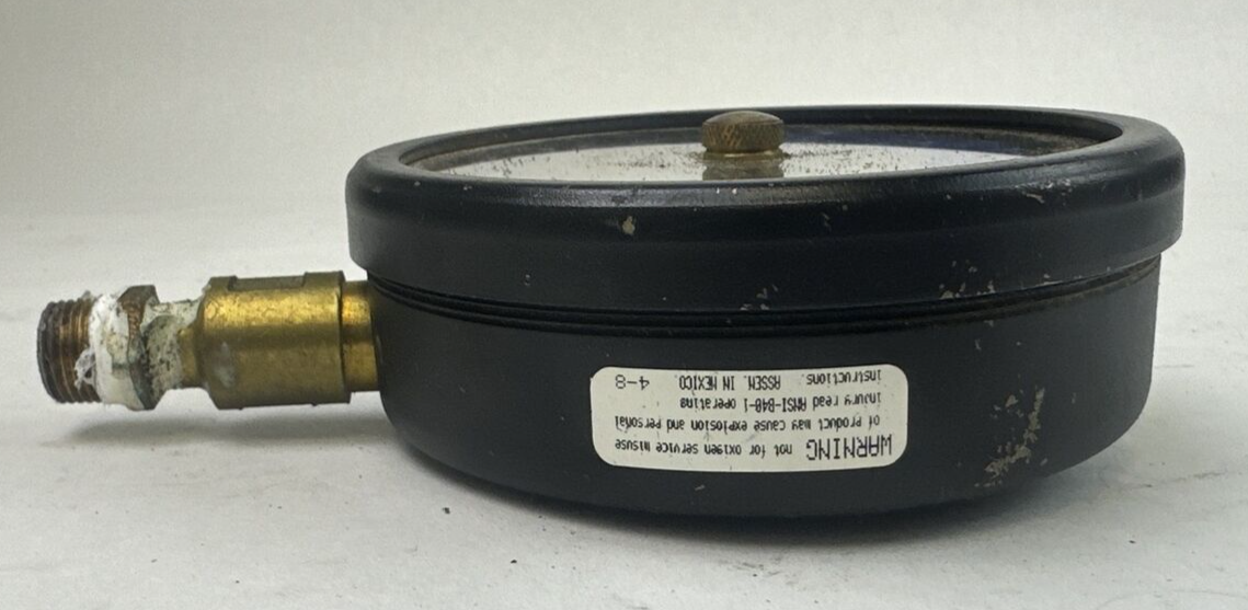 FLOW CONDITIONING CORP HI-100 (-14.7)-100PSI (-34)-230FEET H20 HYDRONIC INDICATO