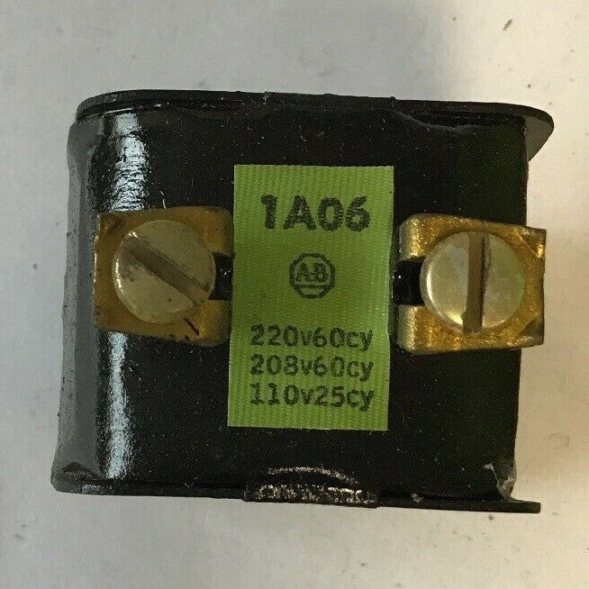 ALLEN BRADLEY 1A06 COIL 220V.60HZ/208V.60HZ/110V.25HZ