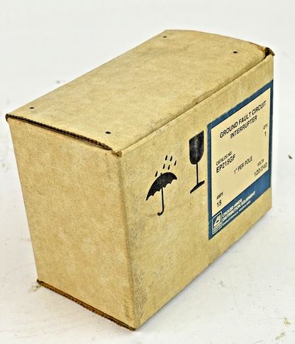 CROUSE-HINDS - EP215GF - 1" PER POLE, 15 A, 240 VAC-GROUND FAULT CIRCUIT BREAKER