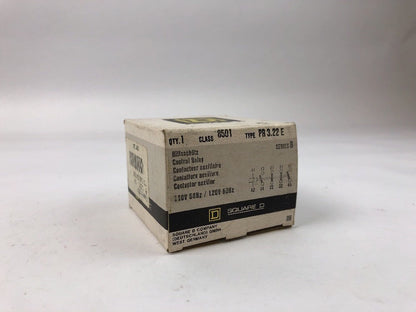 Square D 8501 PR 3.22 E Control Relay 110 V 50 Hz 120 V 60 Hz