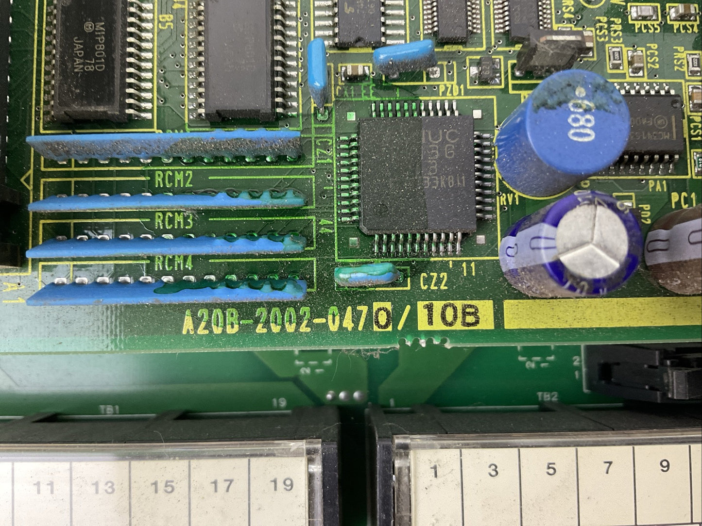 OPERATOR INTERFACE FANUC A20B-2002-0470/10B NIIGATA MECHATRONICS NK212- & KN231-