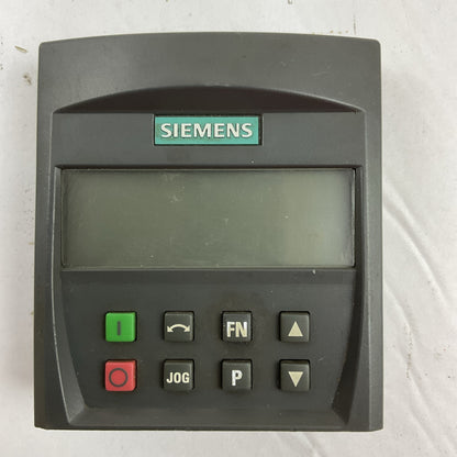 SIEMENS 6ES6400-0BP00-0AA1 MICRO MASTER 4 BASIC OPERATOR PANEL VERSION A03/1.00