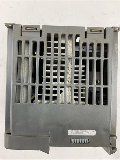 SIEMENS MICROMASTER MM440 1P 6SE6440-2UD24-0BA1 CFS: H01 FW: V2.21 AC DRIVE