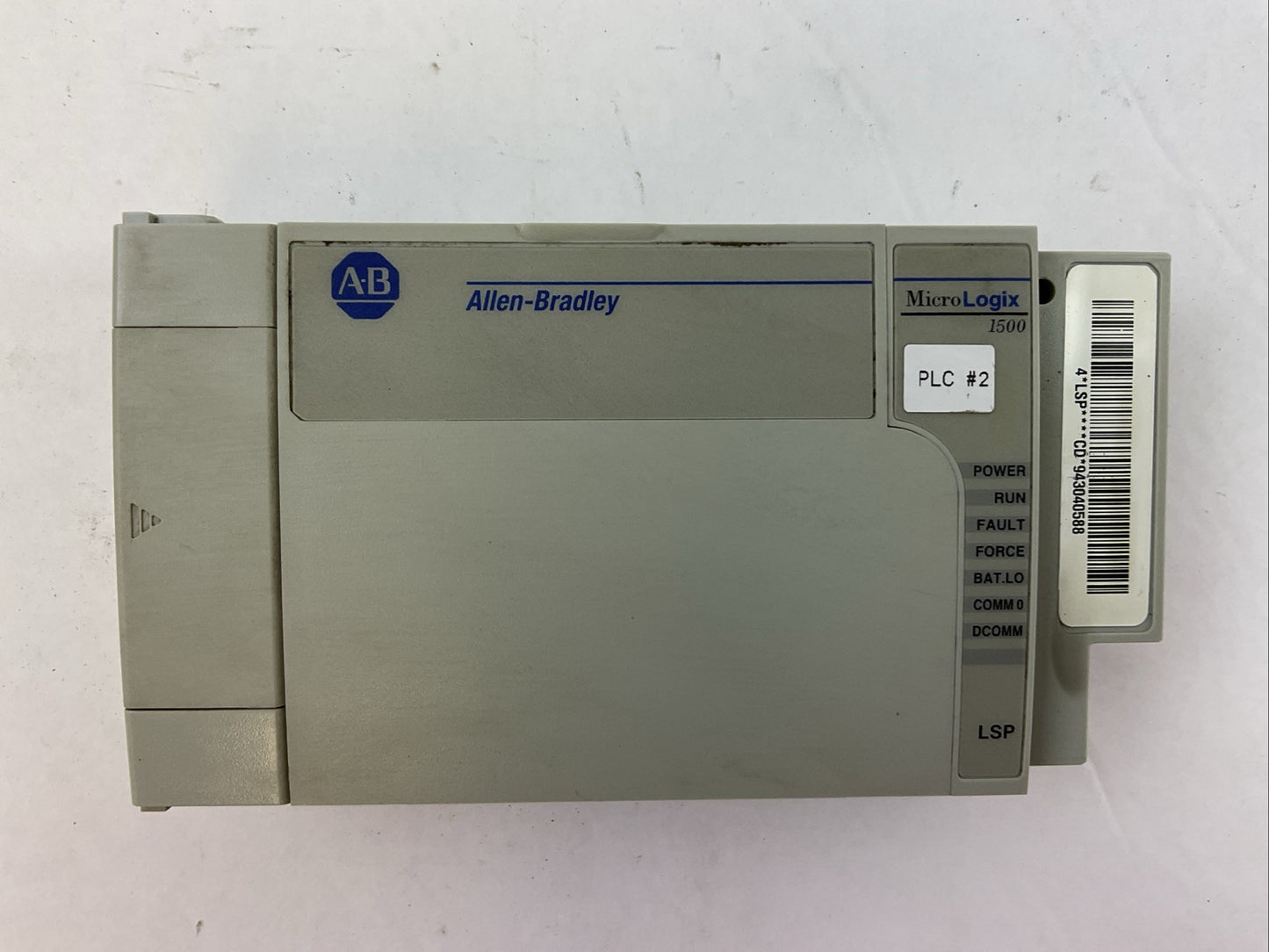 ALLEN BRADLEY 1764-LSP SER C REV D FRN 9 MICROLOGIX 1500 PROCESSOR UNIT