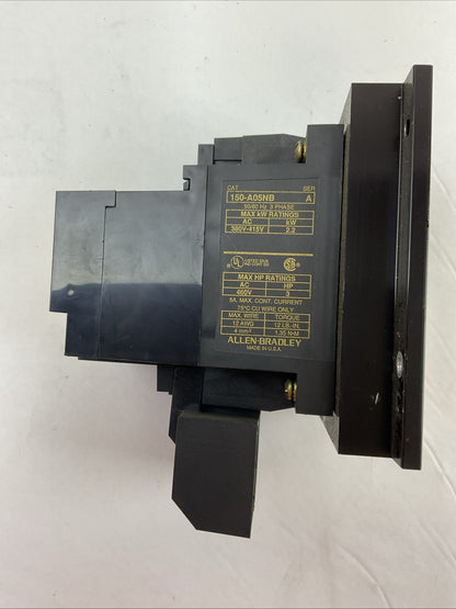 ALLEN BRADLEY 150-A05NB SMART MOTOR CONTROLLER 460VAC 3HP 150-N84T 380-480VAC