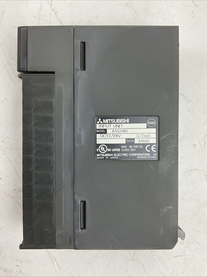 MITSUBISHI A1SX40 INPUT UNIT 12/24VDC 3/7mA
