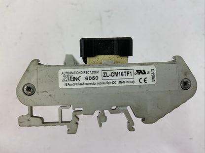 AUTOMATION DIRECT ZL-CM16TF1 ZIP LINK I/O FUSED CONNECTOR MODULE TERMINAL BLOCK