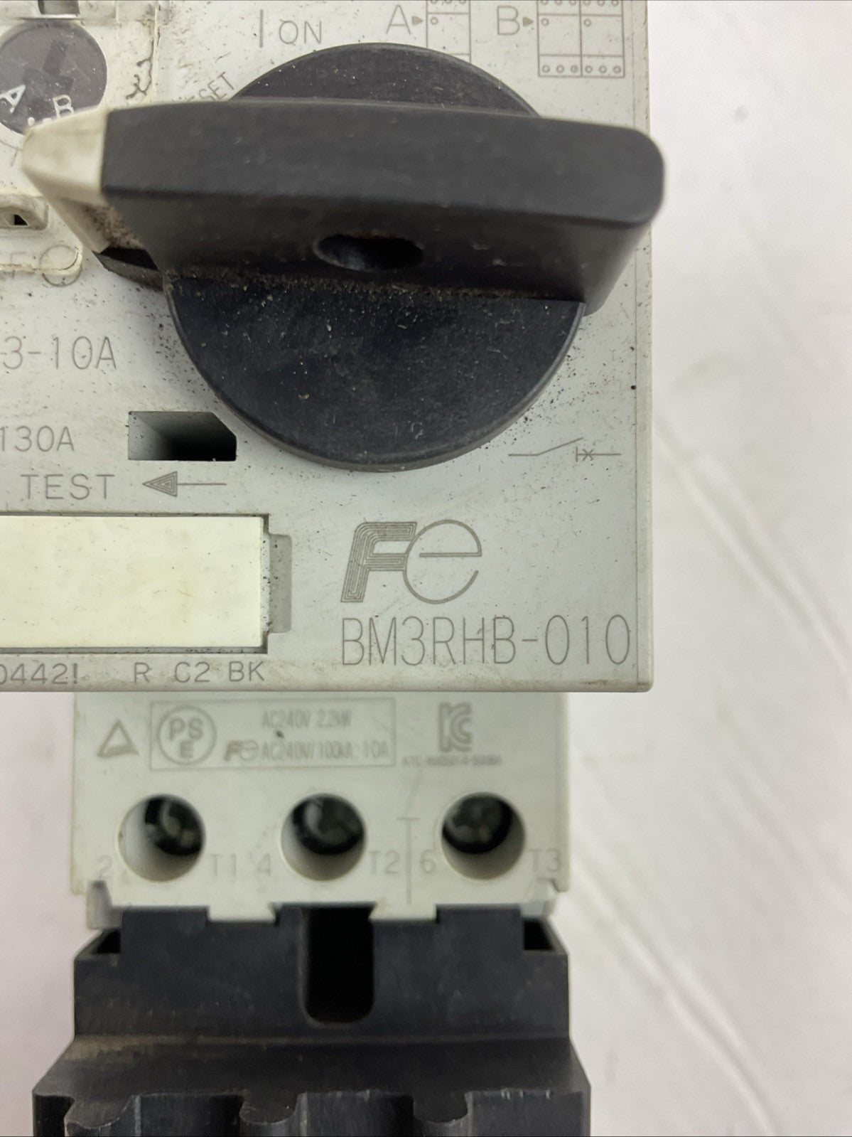 FUJI BM3RHB-010 STARTER SCSC-E04 CONTACTOR COIL 110-120V SZ-A11/T BZ0LRE22AA