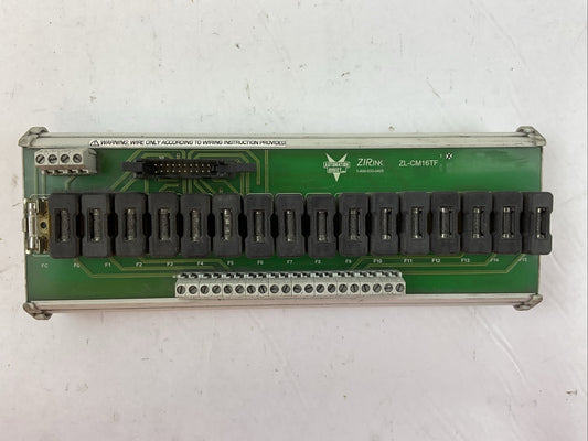 AUTOMATION DIRECT ZL-CM16TF1 ZIP LINK I/O FUSED CONNECTOR MODULE TERMINAL BLOCK