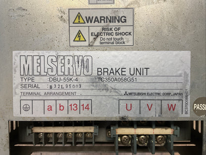 MITSUBISHI DBU-55K-4 MELSERVO BRAKE UNIT
