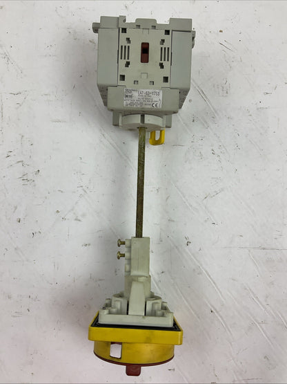 SPRECHER + SCHUH LA7-63-1753 DISCONNECT SWITCH 63A 600VAC 3PH 25HP