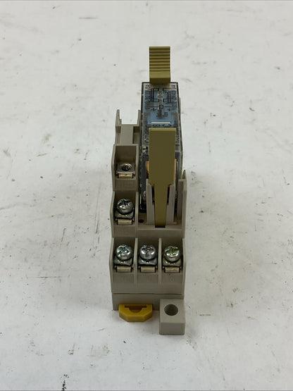 OMRON P7SA-10F RELAY BASE 20A 288VAC G7SA-3A1B RELAY 24VDC (LOT OF 4)