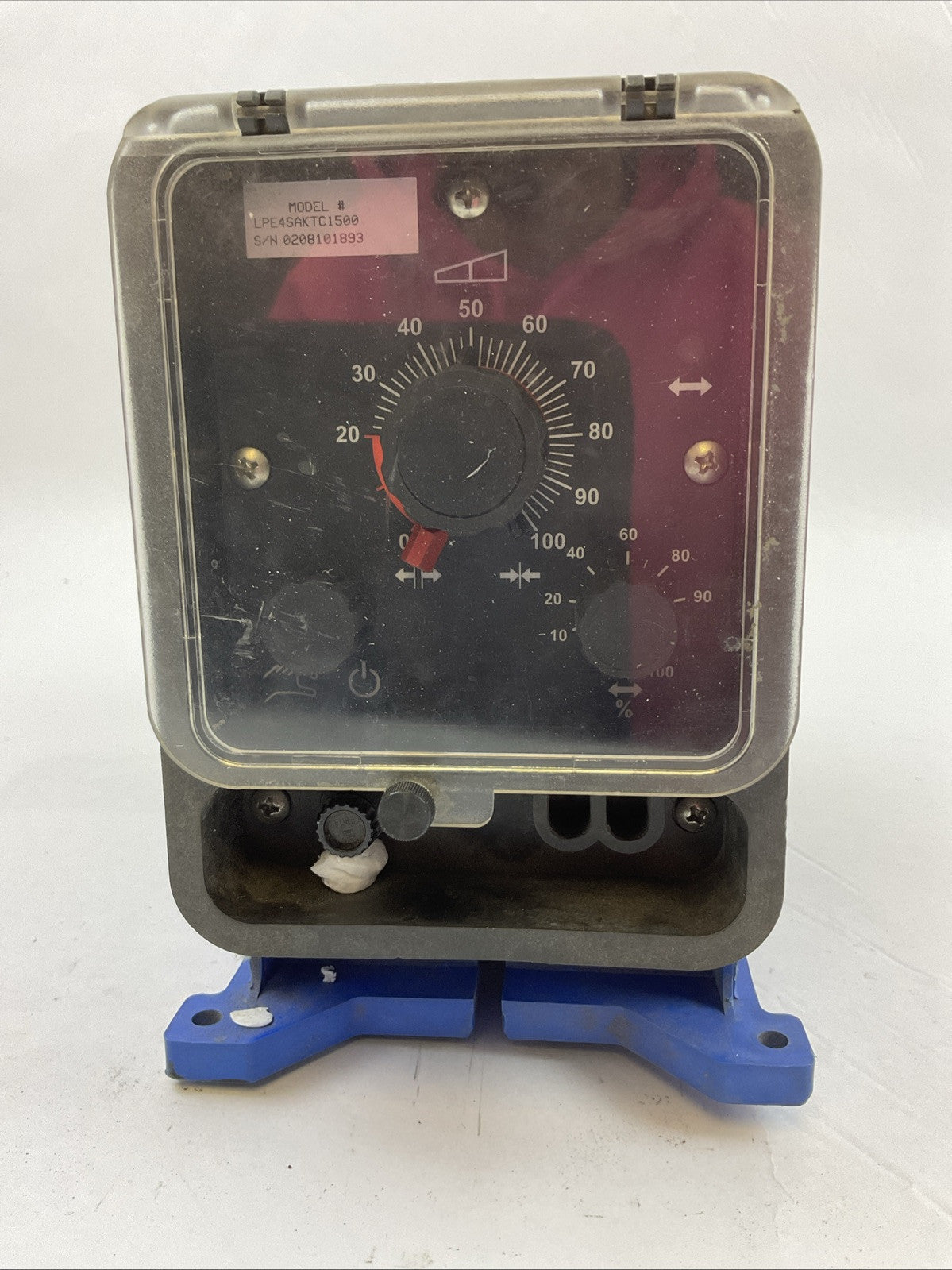 PULSATRON LPE4SA-KTC1-500 ELECTRONIC METERING PUMP 100PSI 7BAR 115VAC 0.6AMP 1PH