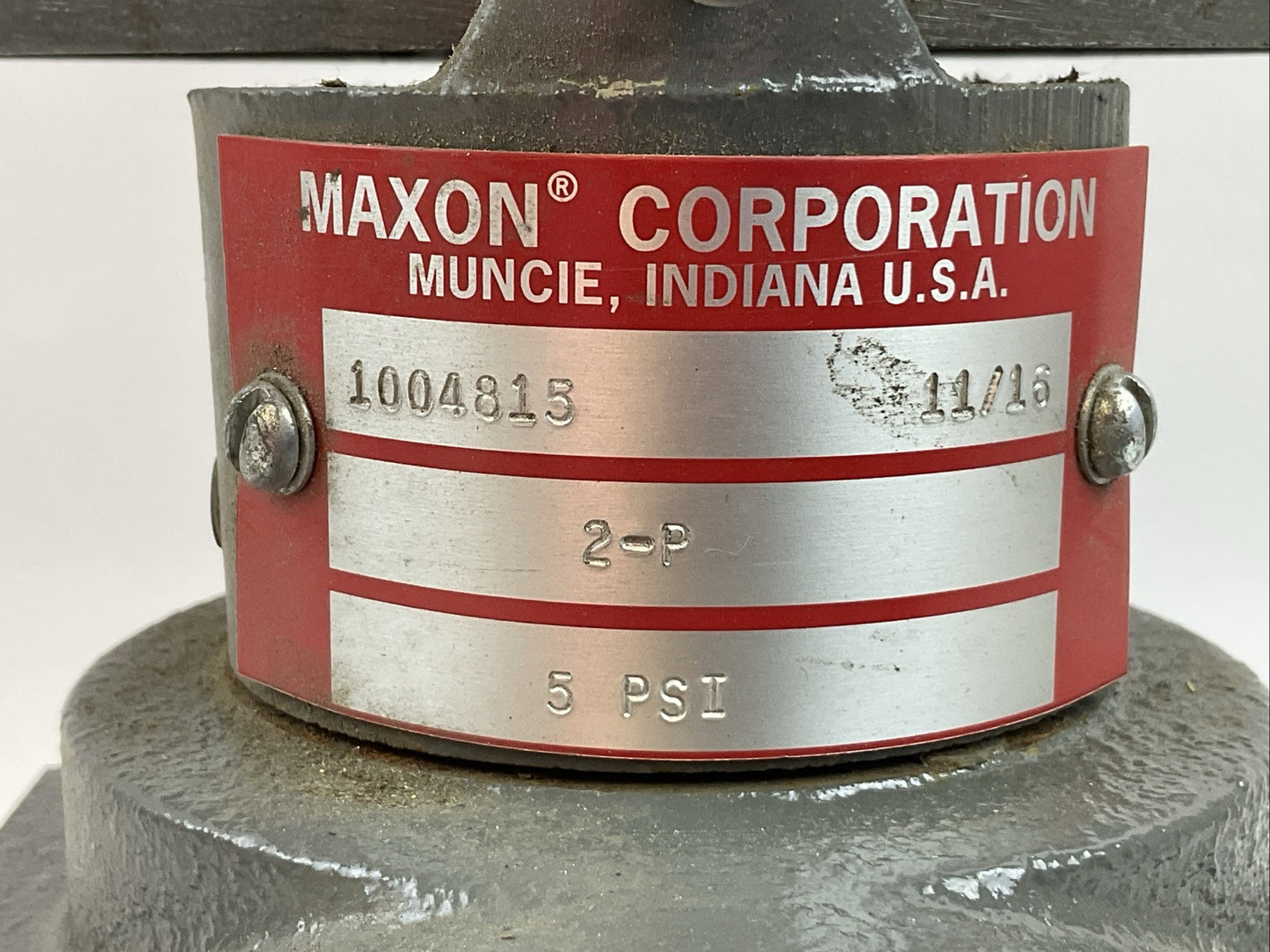 MAXON 1004818 11/16 2-P 5PSI MICRO-RATIO VALVE 2-1/4"