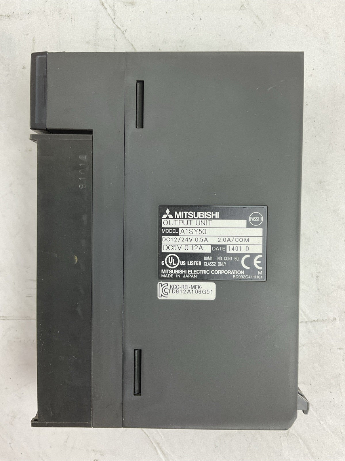 MITSUBISHI A1SY50 OUTPUT UNIT 12/24VDC 0.5/2.0A