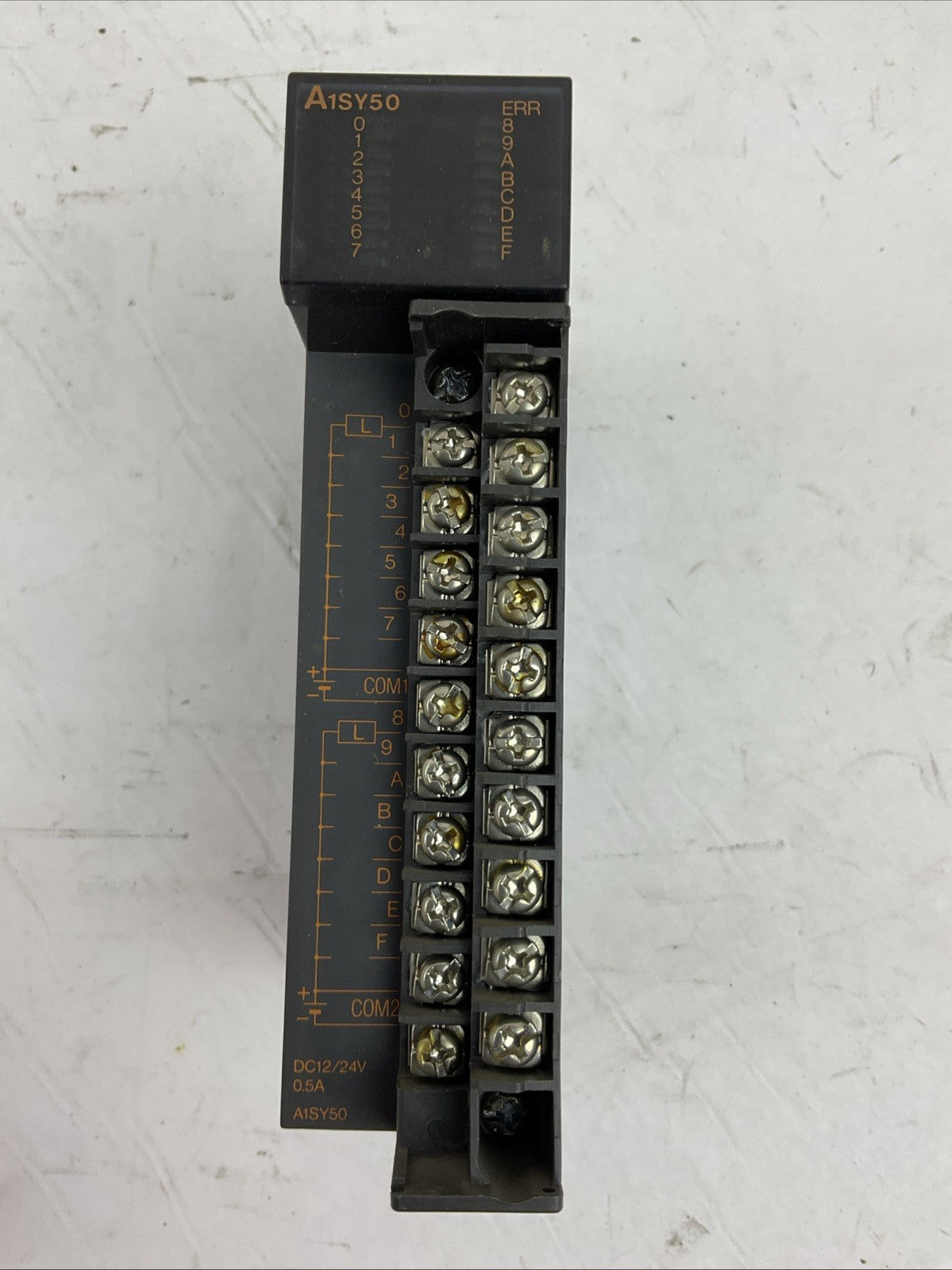 MITSUBISHI A1SY50 OUTPUT UNIT 12/24VDC 0.5/2.0A