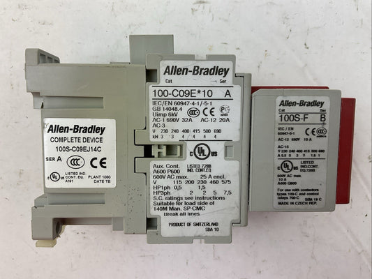 ALLEN BRADLEY 100S-C09EJ14C SAFETY CONTACTOR COIL 24VDC (100-C09E*10 + 100S-F)