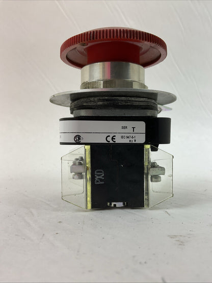 ALLEN BRADLEY 800T-FXJT6A5 SER T TWIST-RELEASE PUSH BUTTON 600VAC