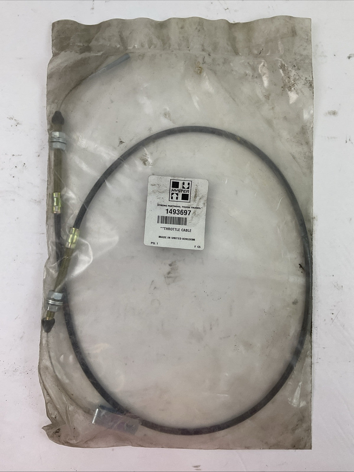HYSTER 1493697 THROTTLE CABLE