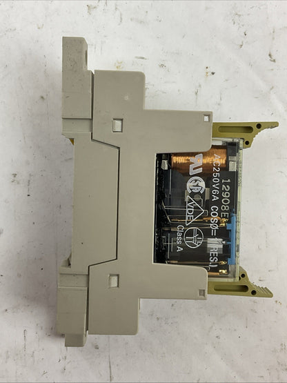 OMRON P7SA-10F RELAY BASE 20A 288VAC G7SA-3A1B RELAY 24VDC (LOT OF 4)