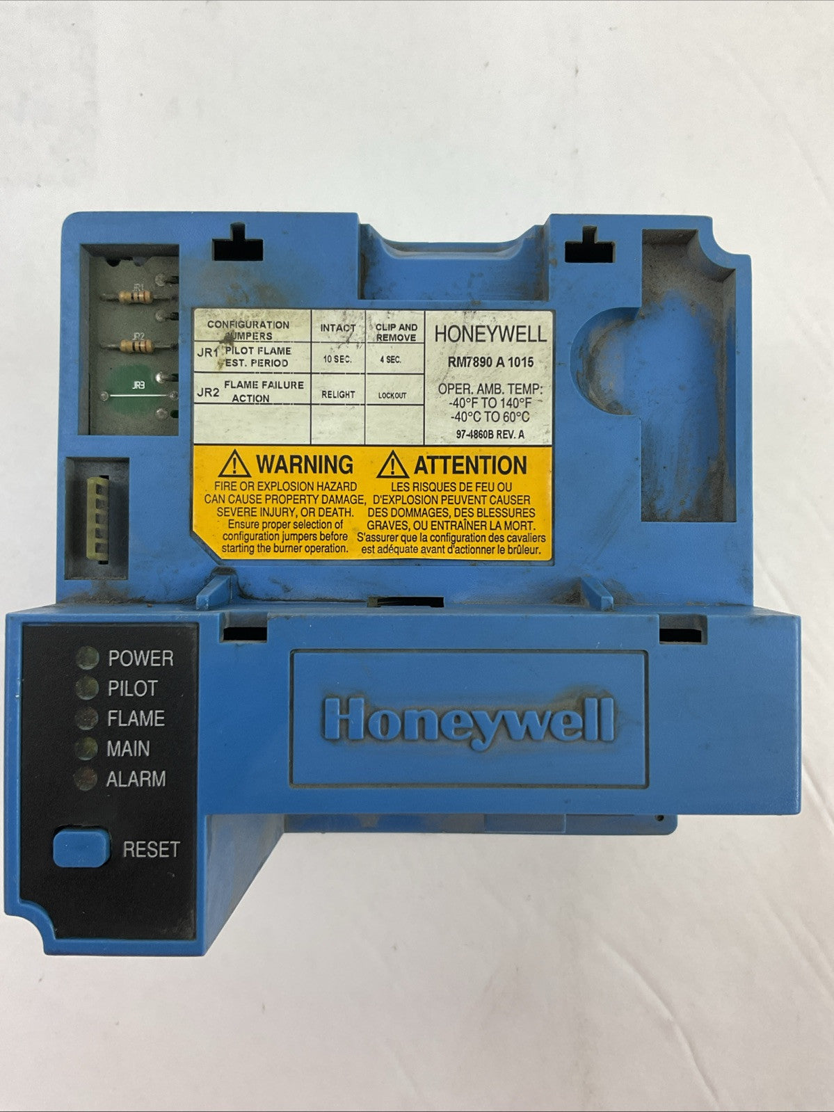 HONEYWELL RM7890 A 1015 BURNER CONTROLLER