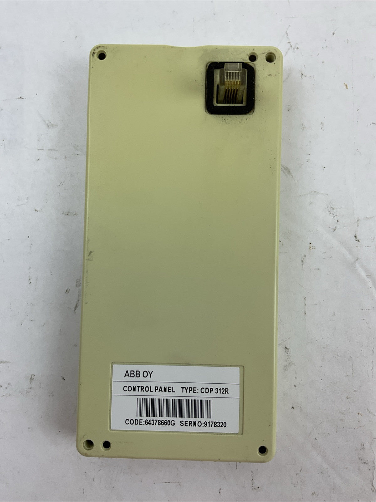 ABB OY CONTROL PANEL TYPE CDP 312R
