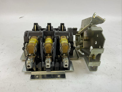 ALLEN BRADLEY DISCONNECT SWITCH 1494V-DS60 SER D 1494V-FS60 SER D LPJ-60SP FUSES