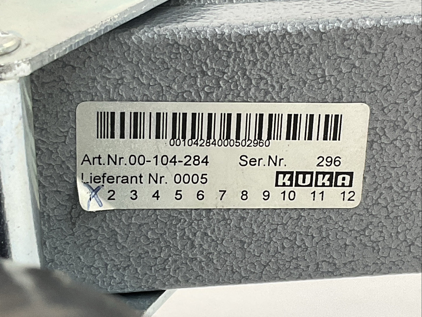 KUKA 00-104-284 ROBOT POWER CABLE 7M