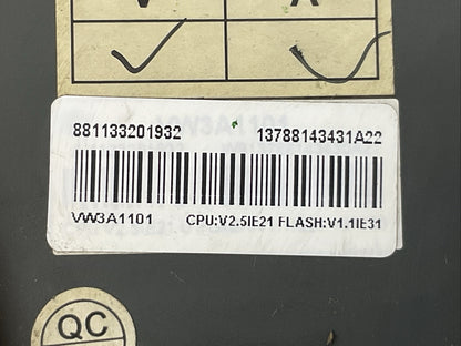 SCHNEIDER ELECTRIC VW3A1101 CPU: V2.51E21 FLASH: V1.1IE31 REMOTE TERMINAL DISPLA