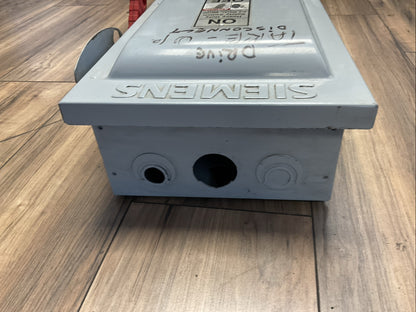 SIEMENS HF361 FUSIBLE SAFETY SWITCH 60AMP 600VAC