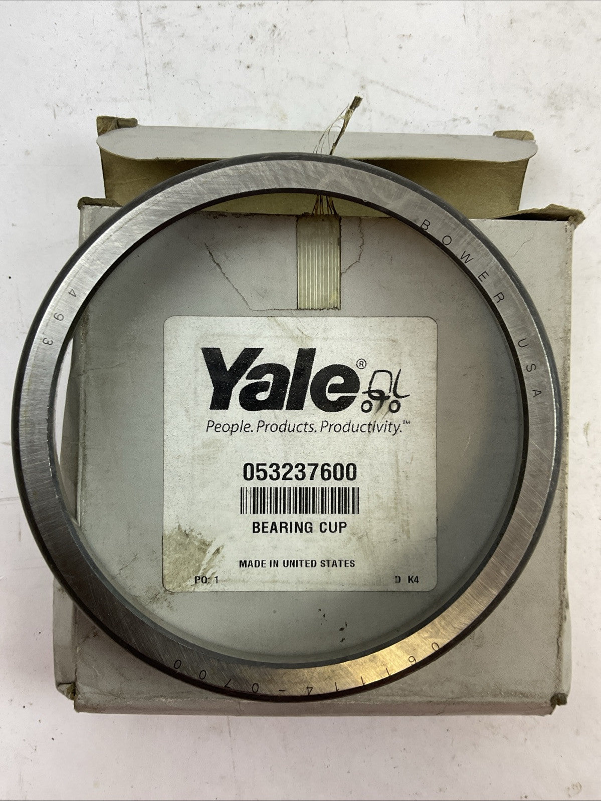 YALE 053237600 BEARING CUP BOWER 493