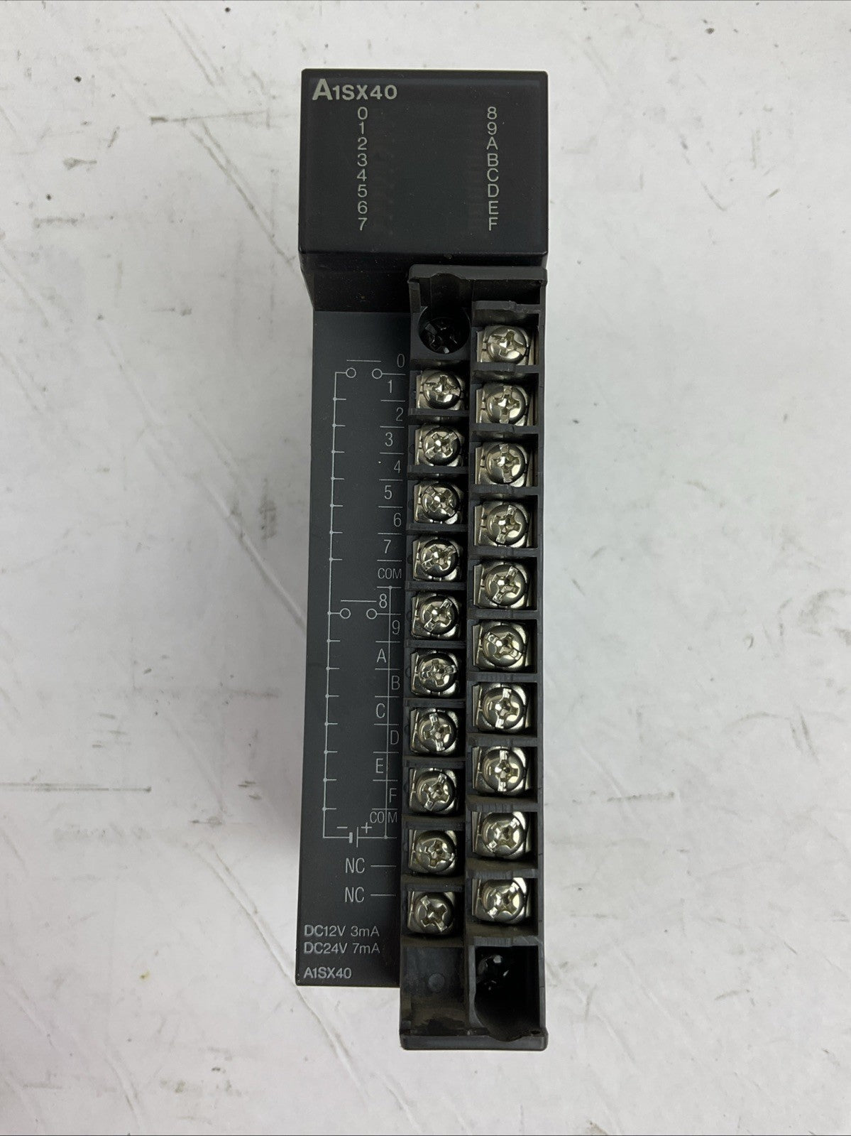 MITSUBISHI A1SX40 INPUT UNIT 12/24VDC 3/7mA
