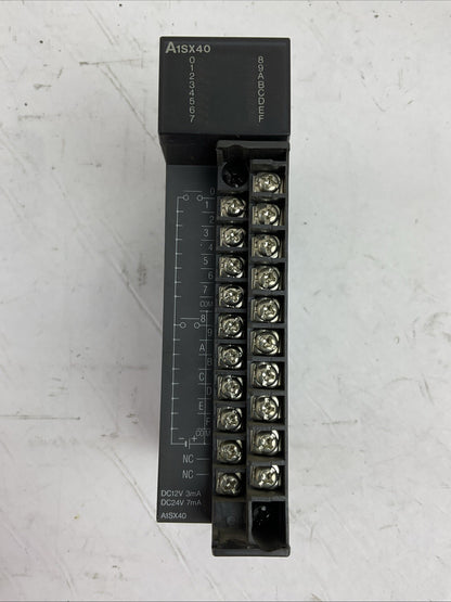 MITSUBISHI A1SX40 INPUT UNIT 12/24VDC 3/7mA