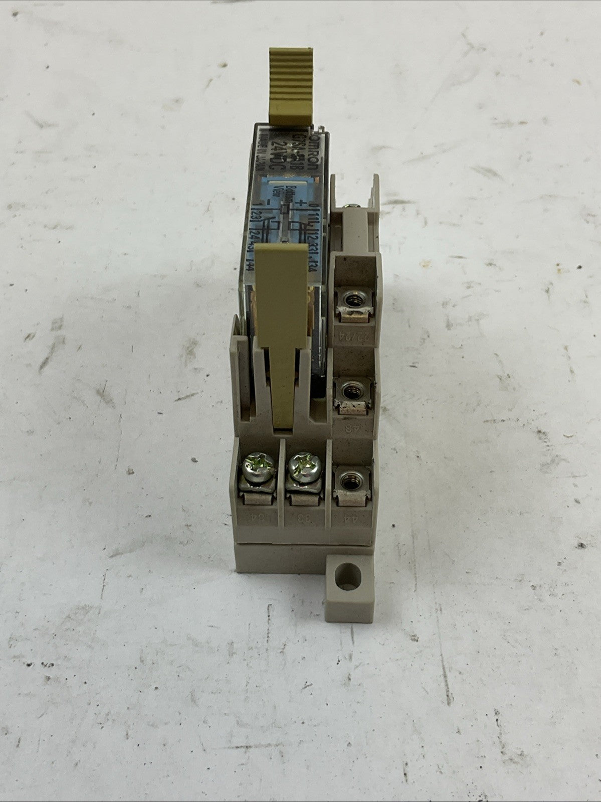 OMRON P7SA-10F RELAY BASE 20A 288VAC G7SA-3A1B RELAY 24VDC (LOT OF 4)
