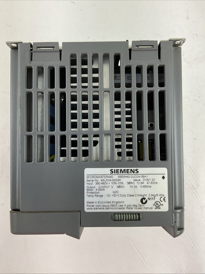 SIEMENS MICROMASTER440 1P 6SE6440-2UD24-0BA1 AC DRIVE
