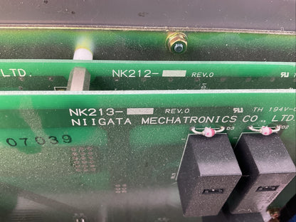 OPERATOR INTERFACE FANUC A20B-2002-0470/10B NIIGATA MECHATRONICS NK212- & KN231-