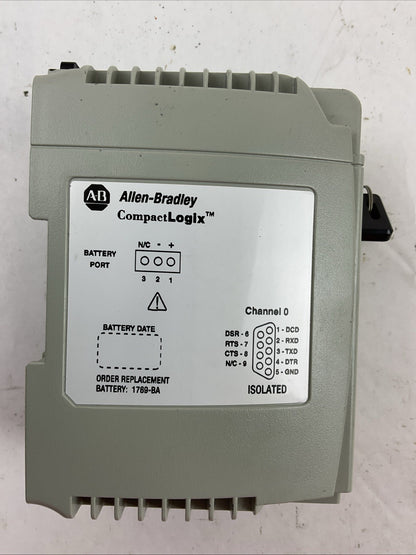 ALLEN BRADLEY 1769-L32E SER A F/W REV 1.15 COMPACT LOGIX 5332E PROCESSOR UNIT