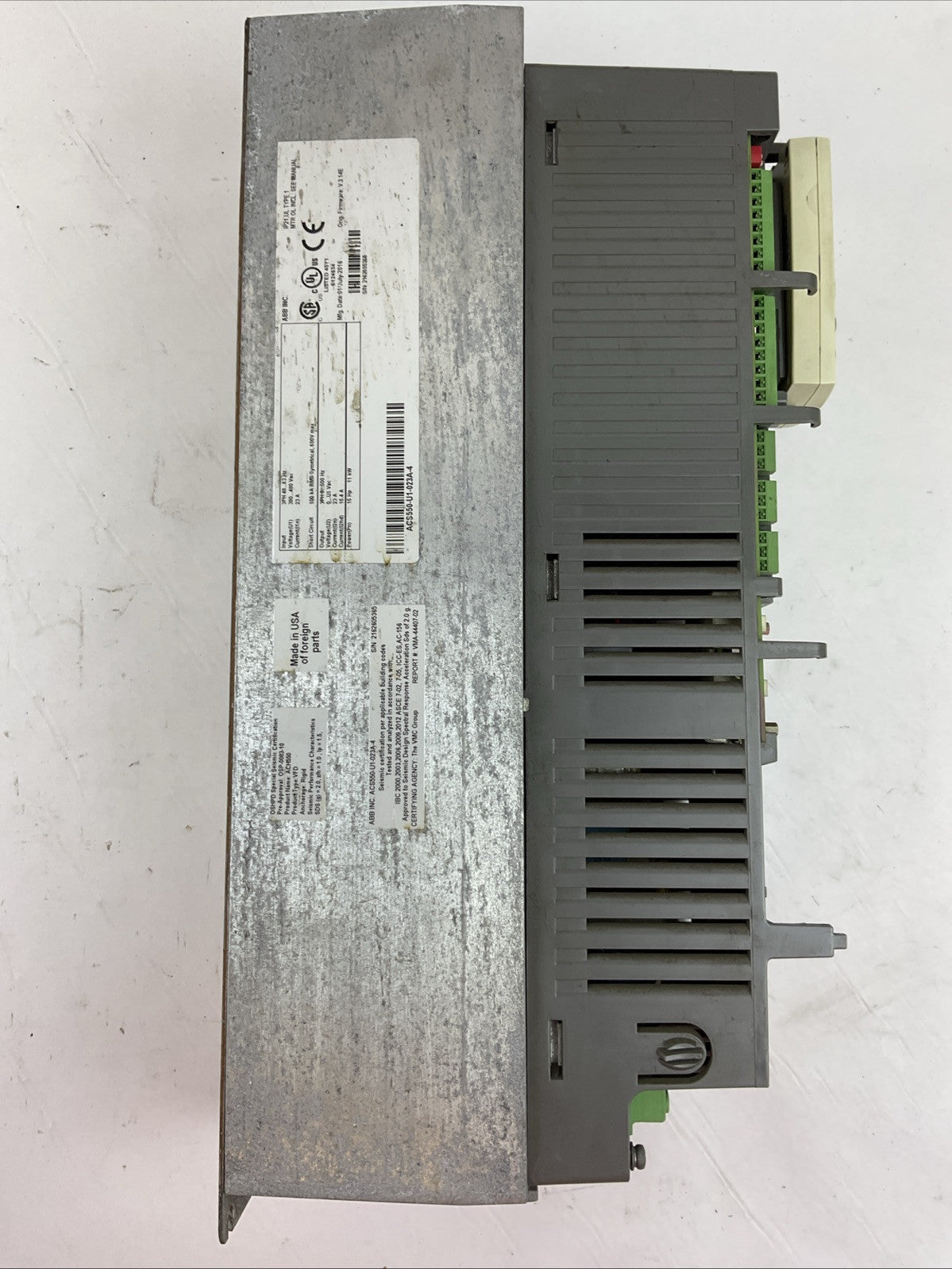 ABB ACS550-U1-023A-4 AC DRIVE 15HP 11kW ACS-CP-A