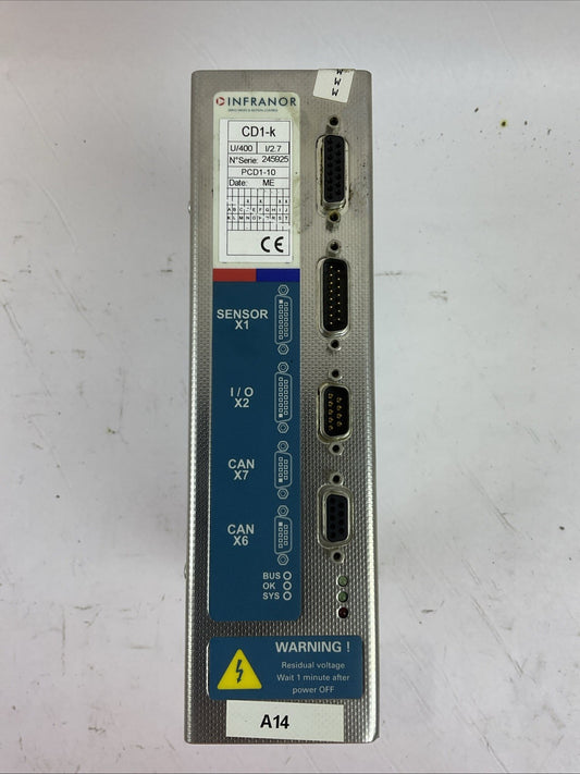INFRANOR CD1-K PCD1-10 SERVO DRIVE