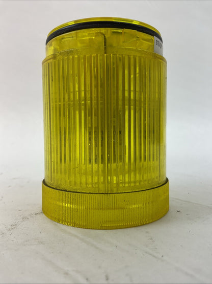 ALLEN BRADLEY 855E-24TL8 SER A 24V YELLOW STEADY LED STACK LIGHT 855E-LL24Y